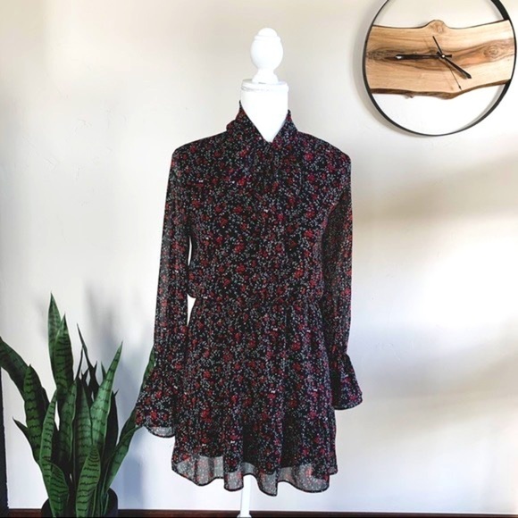 Floral Chiffon Zara Dress - Picture 1 of 5